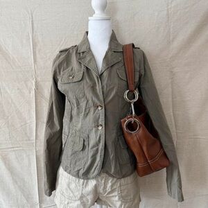 At Last Khaki Utility Jacket